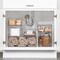 mDesign Plastic Stackable Bathroom Storage Organizer with Drawer